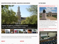 Homepage with featured schools.